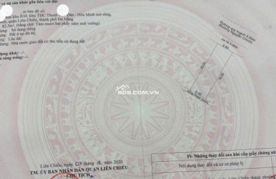 BÁN NHÀ GÁC LỬNG ĐƯỜNG NGUYỄN CHÍCH, PHƯỜNG HÒA MINH, QUẬN LIÊN CHIỂU